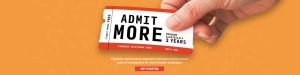 Admit More. Eligibility requirements reduced to minimum of three recent years of employment for movie theater employees.